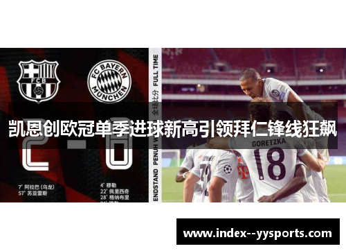 凯恩创欧冠单季进球新高引领拜仁锋线狂飙